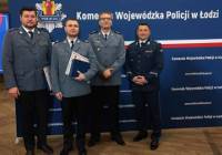 Policjanci z Blaszek z nagrodami marszałka województwa łódzkiego. Gratulujemy! ZDJĘCI