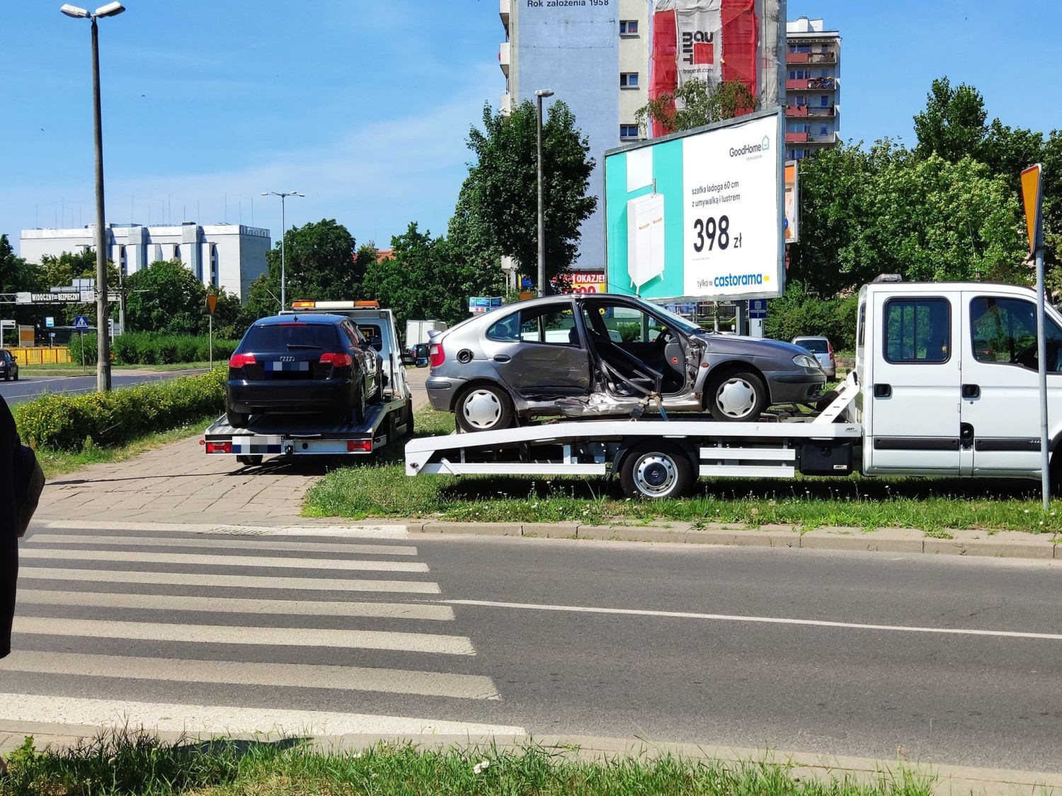 Do groźnie wyglądającego zdarzenia doszło dziś około godziny 10 na Alei 700-lecia