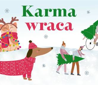 "Karma wraca" 2023. Zbieramy dary dla zwierząt. W zamian rozdajemy choinki