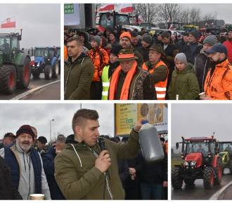 Kolejny protest rolników. Zablokowane rondo, dziesiątki ciągników na ulicach