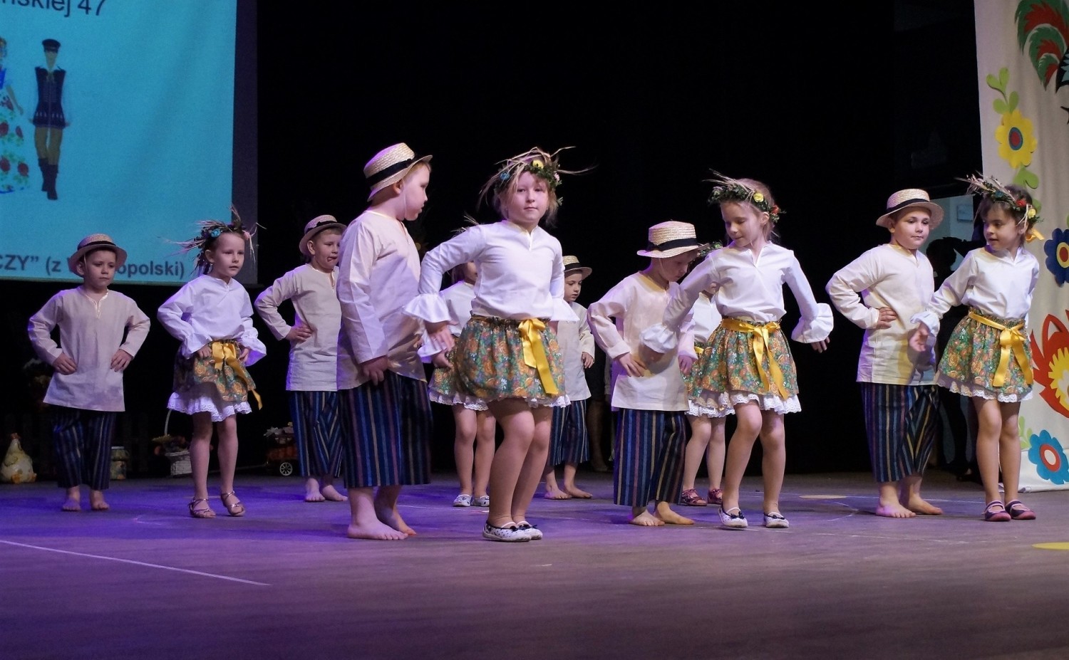 Przedszkole Niepubliczne "Smyk" w Inowrocławiu było organizatorem I Przedszkolnego Przeglądu Tańca Ludowego, który odbył się na deskach Teatru Miejskiego