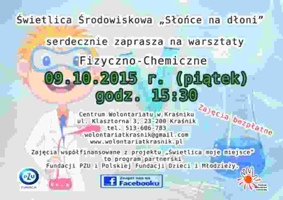Centrum Wolontariatu w Kraśniku zaprasza na darmowe warsztaty