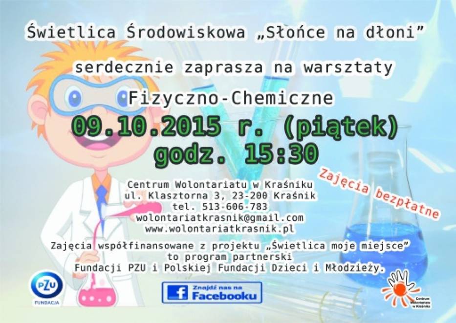 Centrum Wolontariatu w Kraśniku zaprasza na darmowe warsztaty