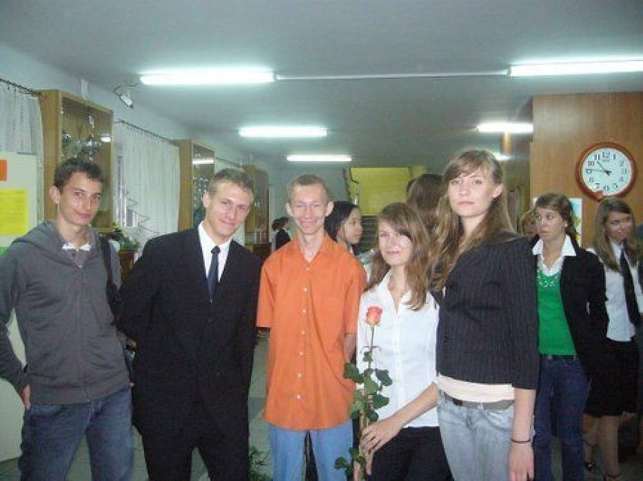 Z uczniami klasy 3B