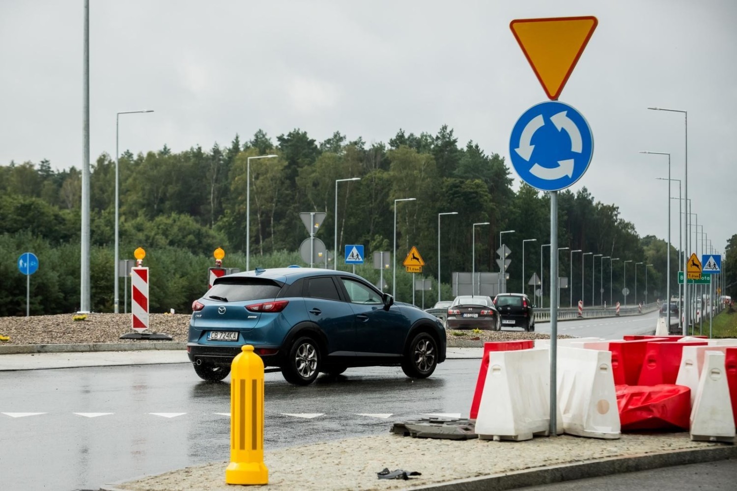 Rondo turbinowe w Białych Błotach