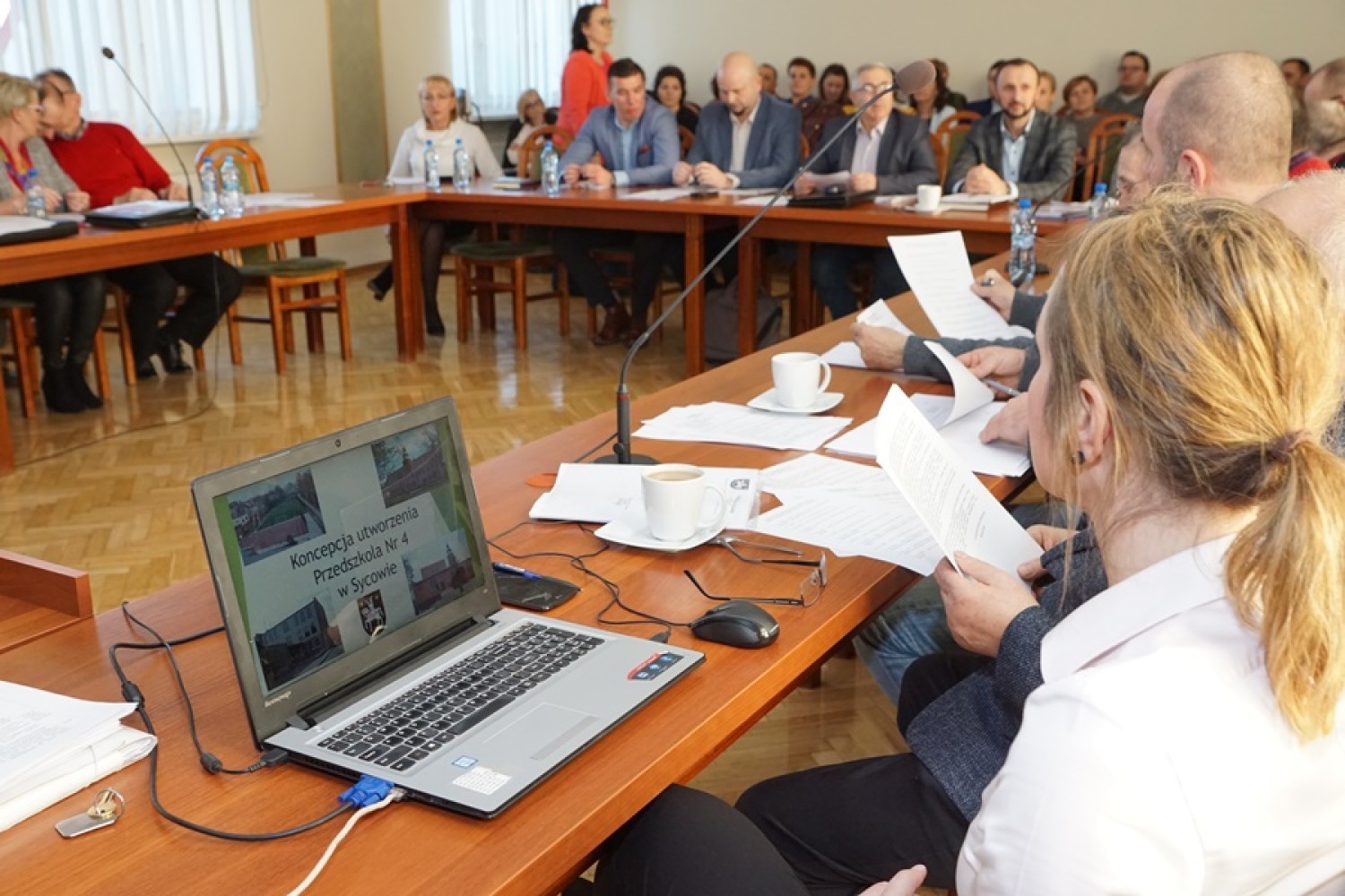 Podczas wspólnego posiedzenia komisji Rady Miejskiej Monika Zobek-Dubicka zaprezentowała koncepcję utworzenia Przedszkole nr 4