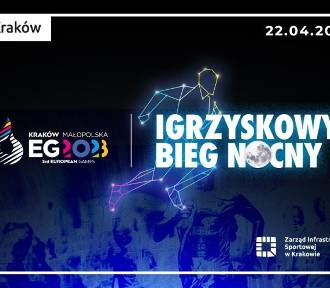 Igrzyskowy Bieg Nocny na 10 km w Krakowie - przyjmowanie zgłoszeń rozpoczęte