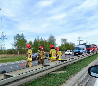Uwaga kierowcy! Wypadek na autostradowej obwodnicy Krakowa