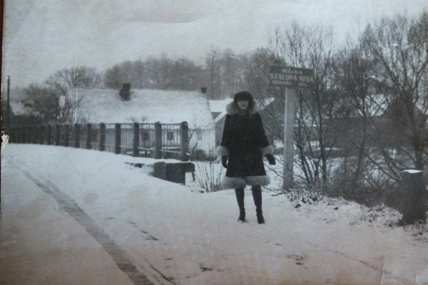 Krystyna Potapowicz na moście