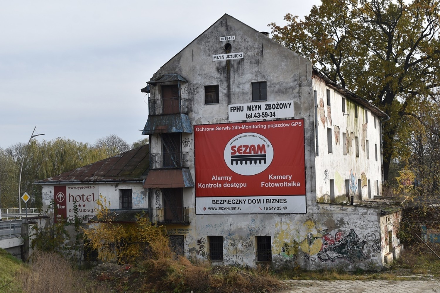 Dawny młyn zbożowy przy ul