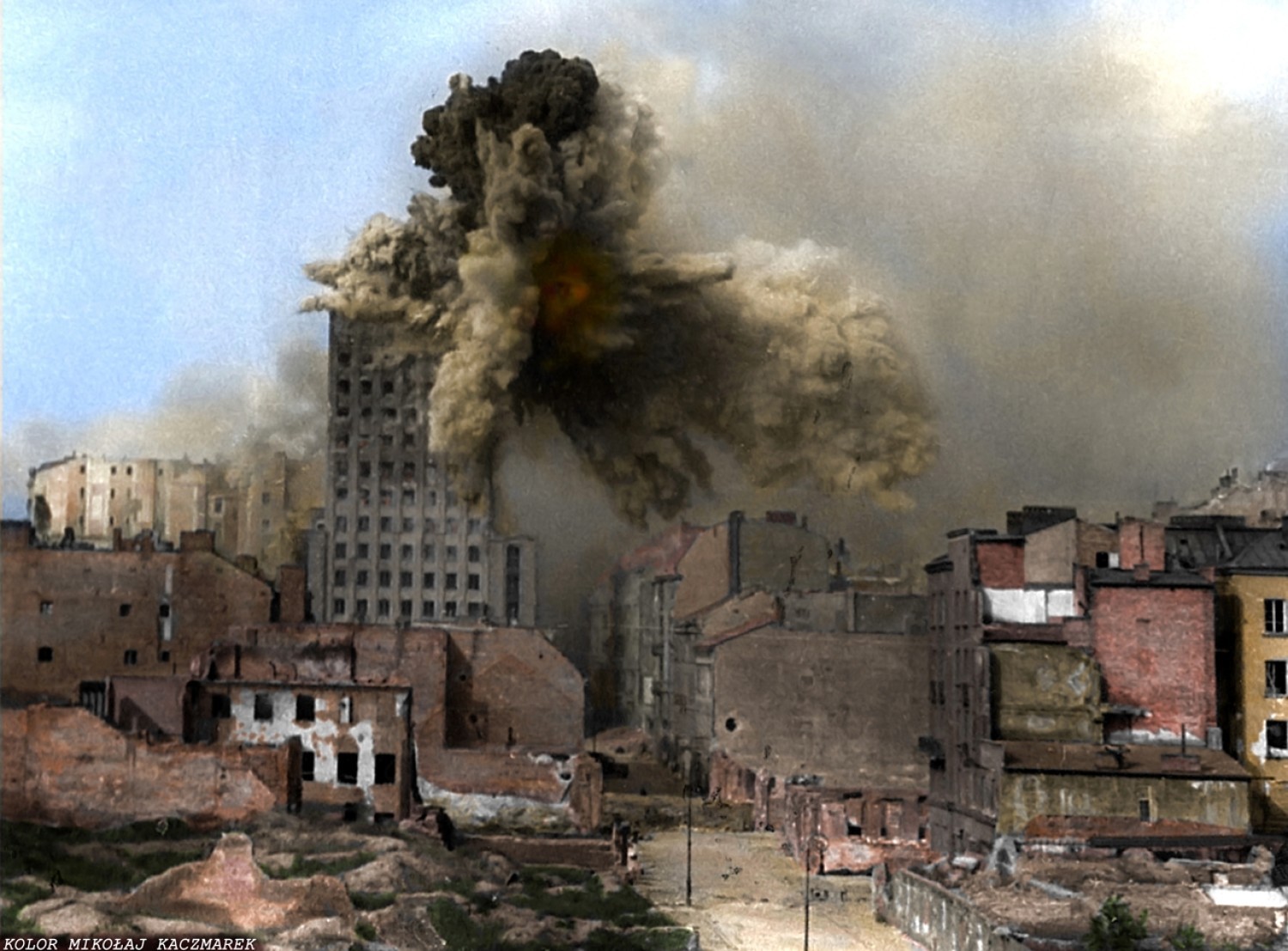 Warszawa 1944 pod mocnym ostrzałem