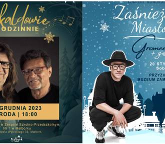 Skaldowie i Gromee podczas Festiwalu "Boże Narodzenie w Sztuce" w Malborku