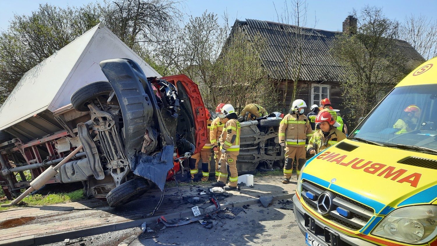 Wypadek w Skarszewie pod Kaliszem