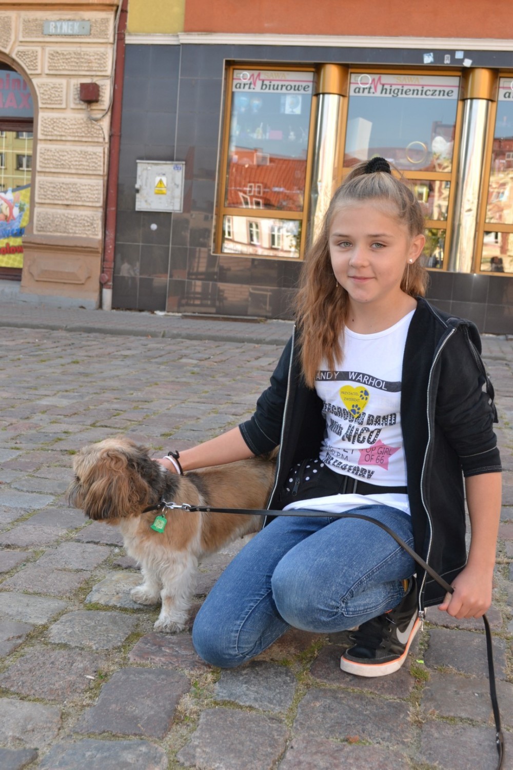 Zerwijmy łańcuchy - akcja przyjaciół zwierząt w Człuchowie, 4.10.2015r