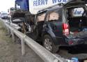 Ciężki wypadek na DK8. Samochody osobowe i ciężarówka zderzyły się na DK8 w Jordanowie Śląskim