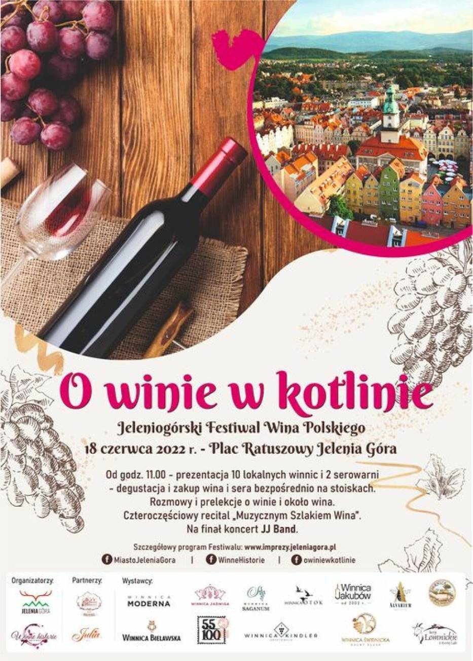 Pierwszy Festiwal Wina w Jeleniej Górze na Placu Ratuszowym
