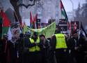 Warszawa. Demonstracja z żądaniem natychmiastowego zawieszenia broni w Strefie Gazy