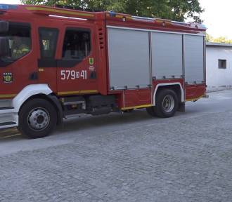 Wyciek gazu w Obornikach Śląskich. Interwencja straży pożarnej i ewakuacja ludzi