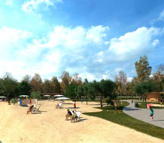 Plaża Romantyczna w Wawrze. Najmłodsza plaża stolicy przejdzie gruntowną modernizację. Zobacz, 