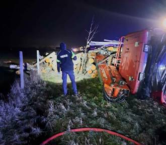 Śmiertelny wypadek na DK12 we wsi Jawor Kolonia. Droga zablokowana. ZDJĘCIA, VIDEO
