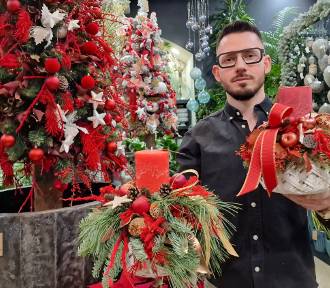 Wyjątkowe dekoracje na Boże Narodzenie w kwiaciarni Czarna Owca w Piotrkowie ZDJĘCIA