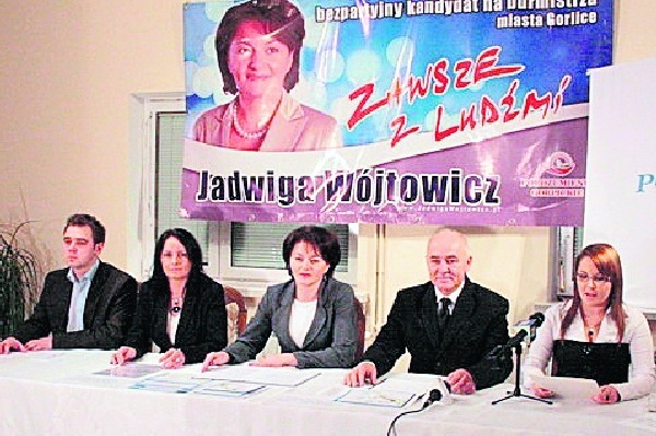 Podczas konferencji Jadwiga Wójtowicz przedstawiła swoje plany