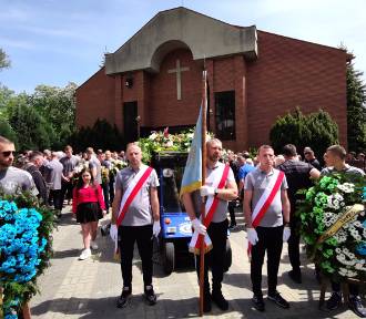 Pogrzeb Jolanty Grzesiuk w Piotrkowie, prezes klubu sportowego Polonia Piotrków