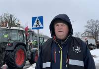 Protest rolników w Olecku [WIDEO, ZDJĘCIA]