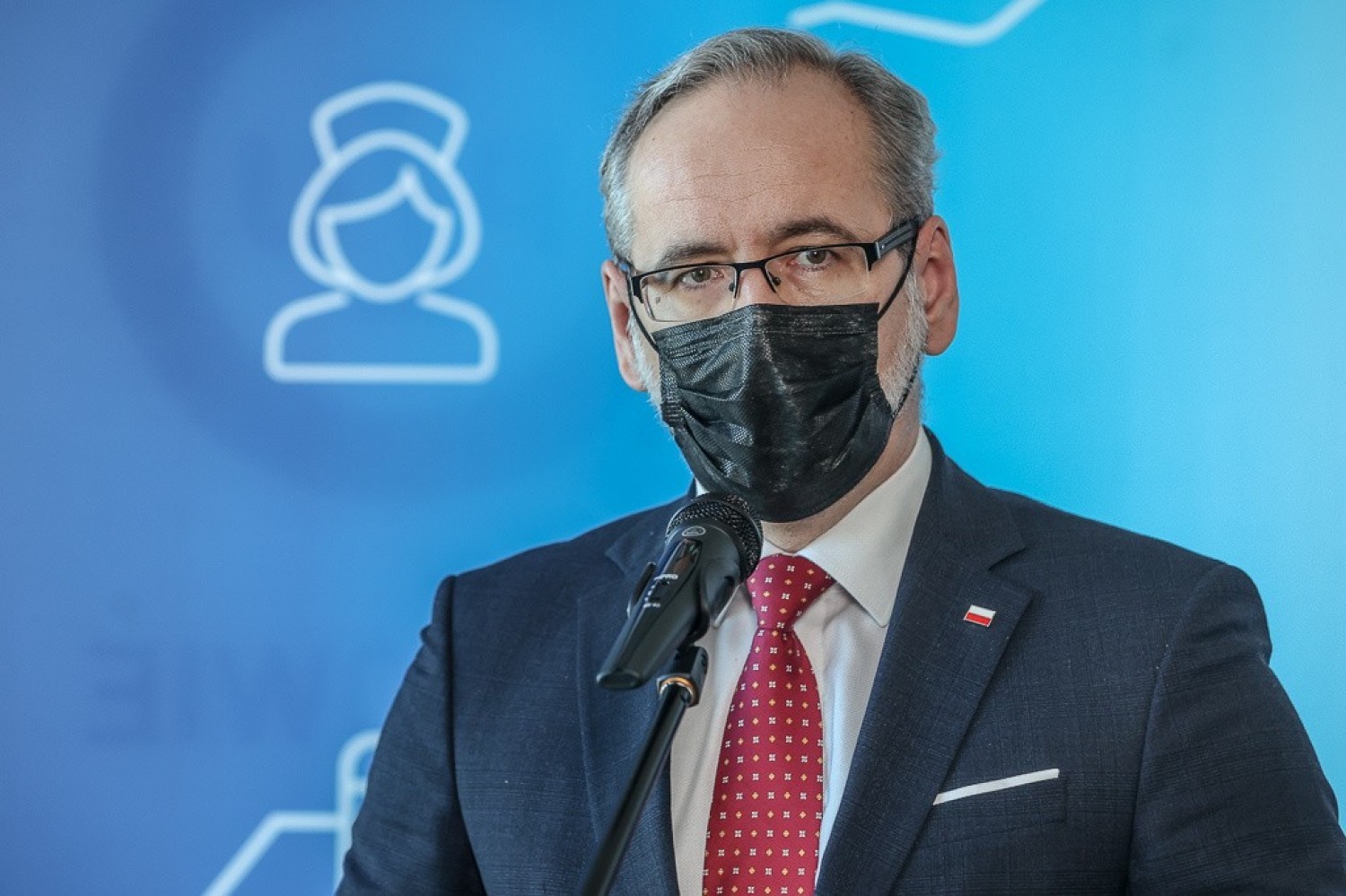 Minister zdrowia Adam Niedzielski podczas wizyty w Gdańsku, 3