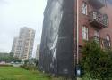 Ktoś pobazgrał mural Wojciecha Korfantego w Katowicach 
