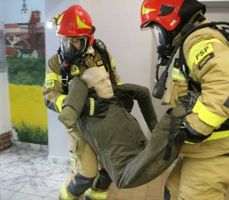 Strażackie ćwiczenia w Chełmińskim Domu Kultury. Mamy zdjęcia