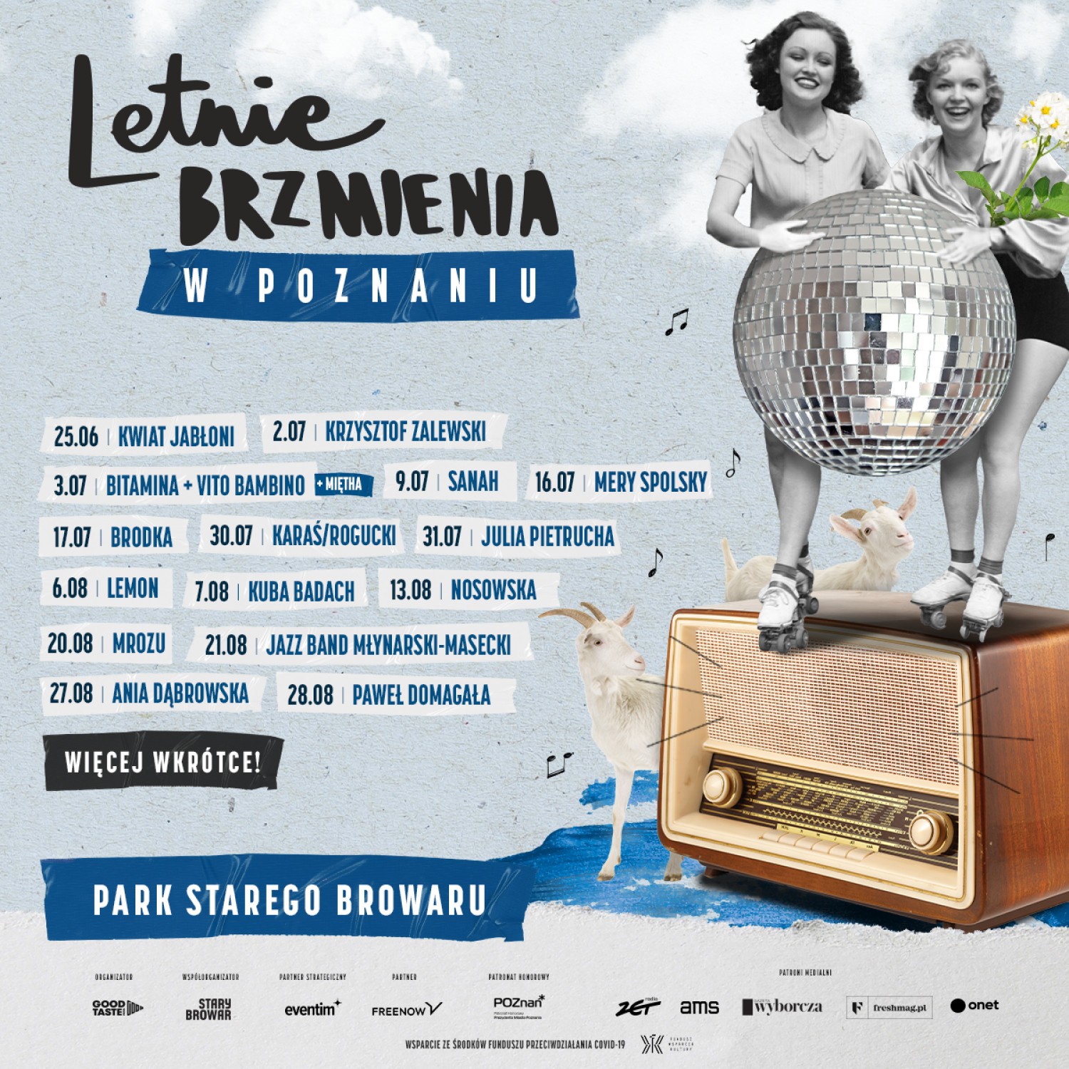 Letnie Brzmienia 2021 w Poznaniu - program
