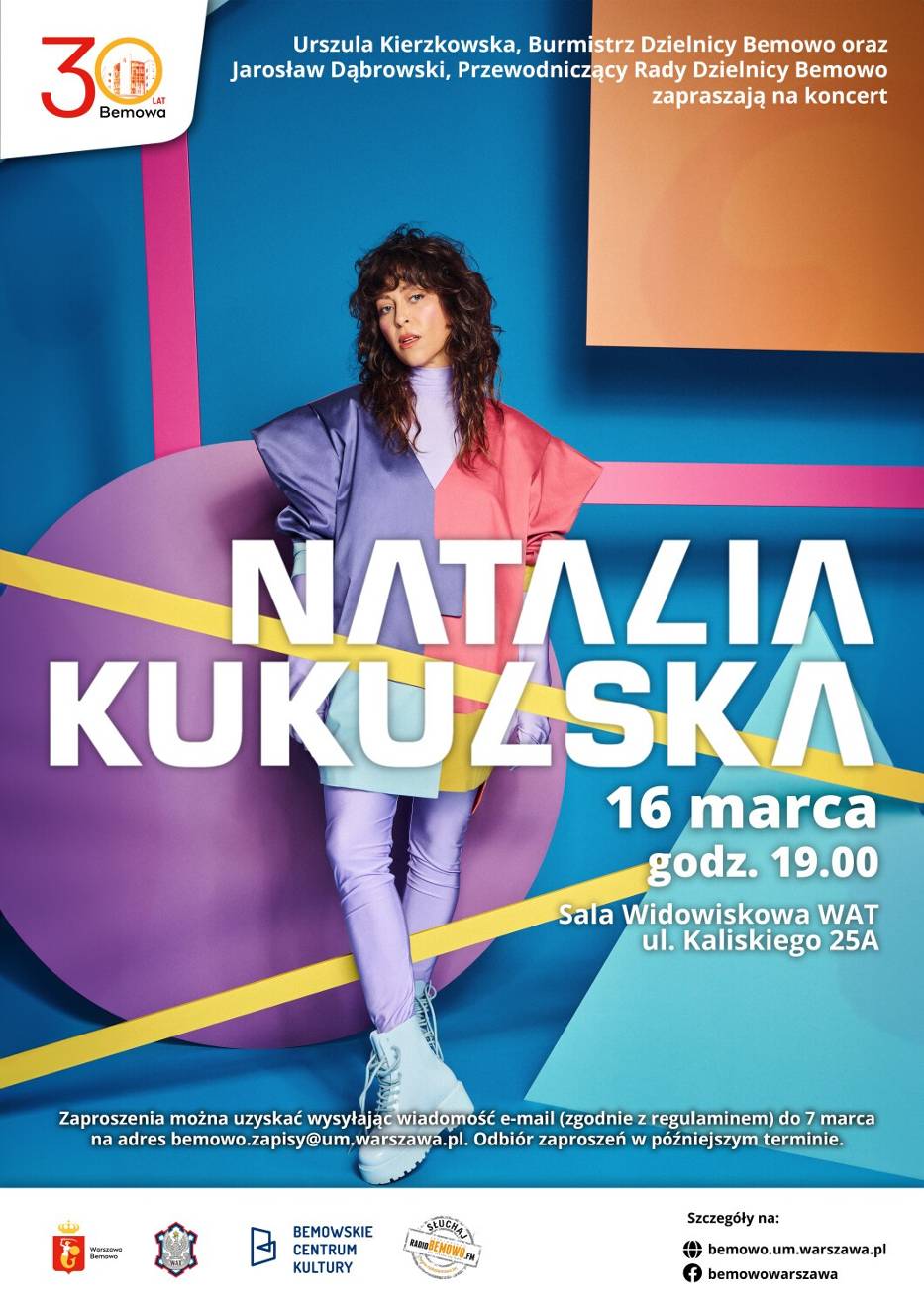 Bezpłatny koncert Natalii Kukulskiej na warszawskim Bemowie
