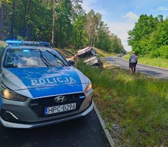 Wypadek na DW 240 na trasie Tuchola – Płazowo. Zderzyły się dwa samochody ciężarowe