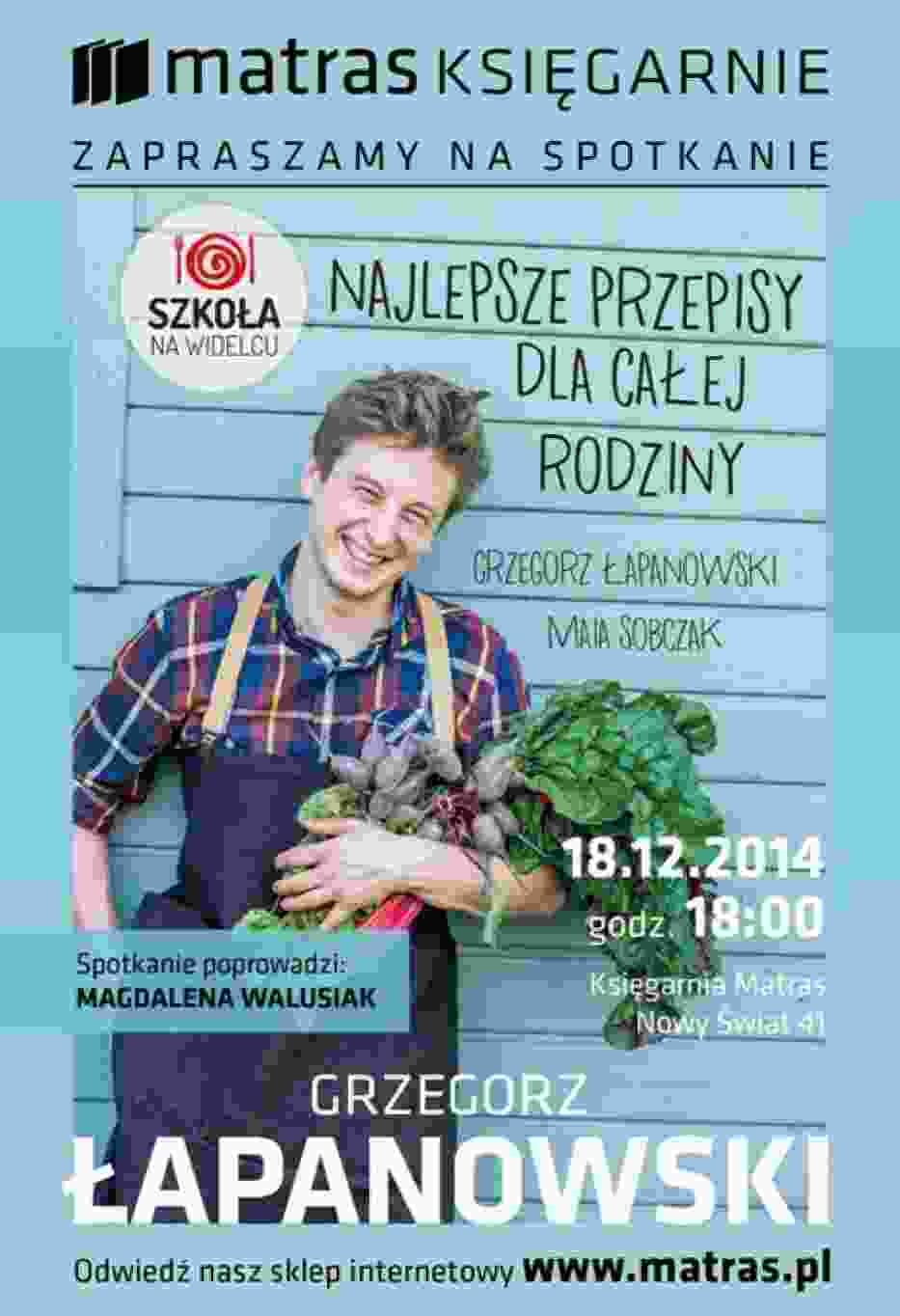 Plakat spotkania autorskiego