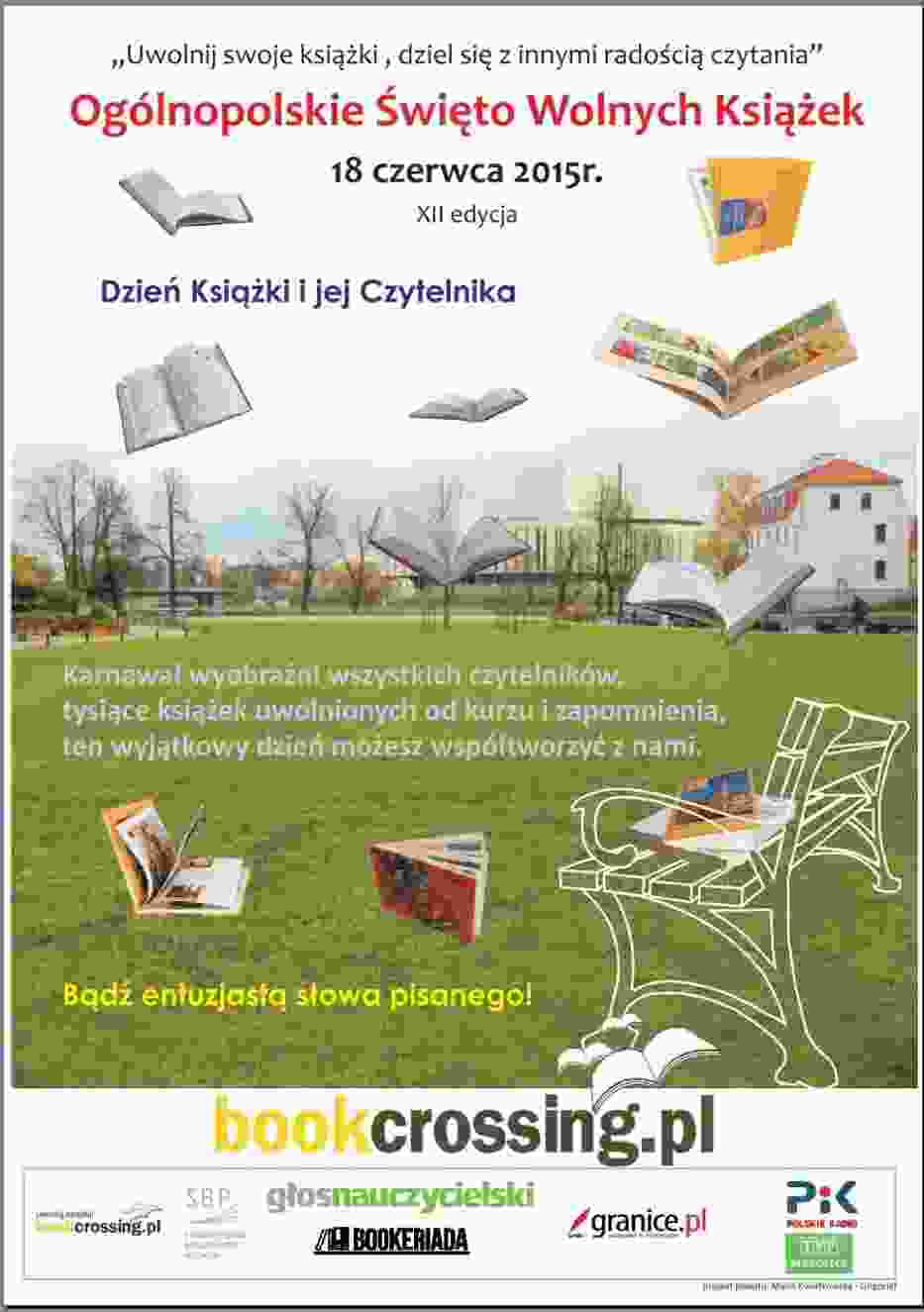Plakat VI edycji Ogólnopolskiego Święta Wolnych Książek