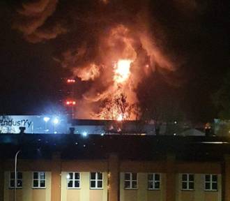 Potężny pożar w Goleniowie. Co się dzieje?