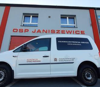 Ochotnicza Straż Pożarna w Janiszewicach dostała nowe auto na pół roku od Volkswagena