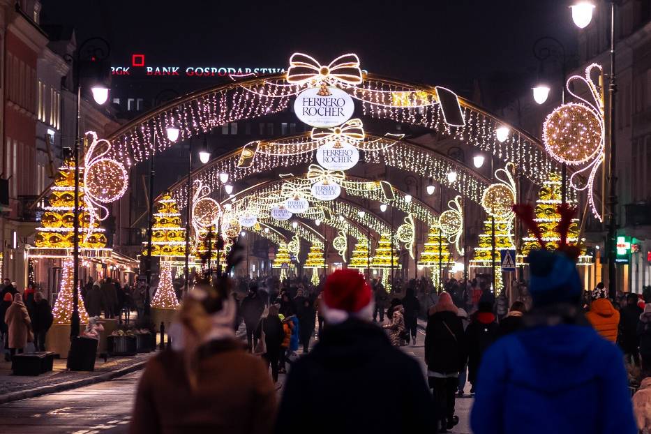Iluminacja świąteczna w Warszawie - 2022 rok