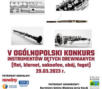 V Ogólnopolski Konkurs Instrumentów Dętych Drewnianych w Błażowej