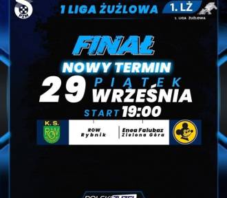 Zmiana terminu meczu żużlowców Falubazu Zielona Góra w finale play off