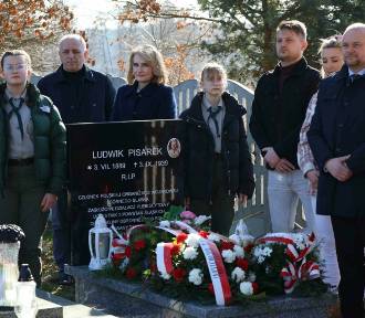 W Orzeszu-Woszczycach odsłonięto grób Ludwika Pisarka, wojennego powstańca śląskiego