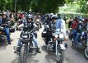 Akcja Motoserce 2024 w Oświęcimiu z paradą motocykli po ulicach miasta i zbiórką krwi