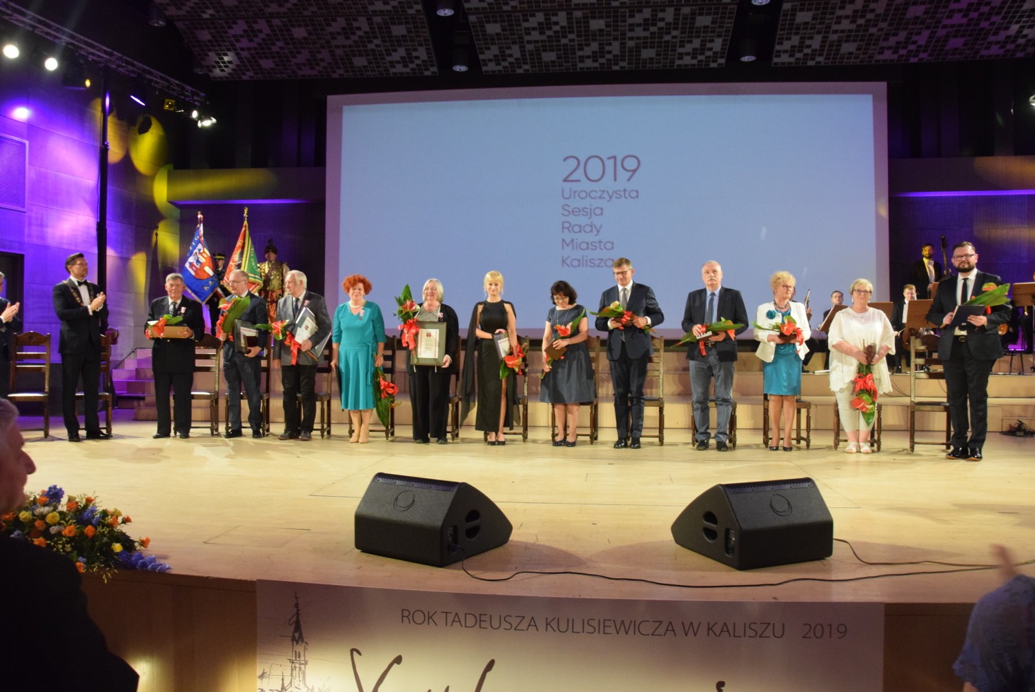 Święto Miasta Kalisza 2019. Uroczysta sesja Rady Miasta Kalisza w auli WP-A UAM w Kaliszu