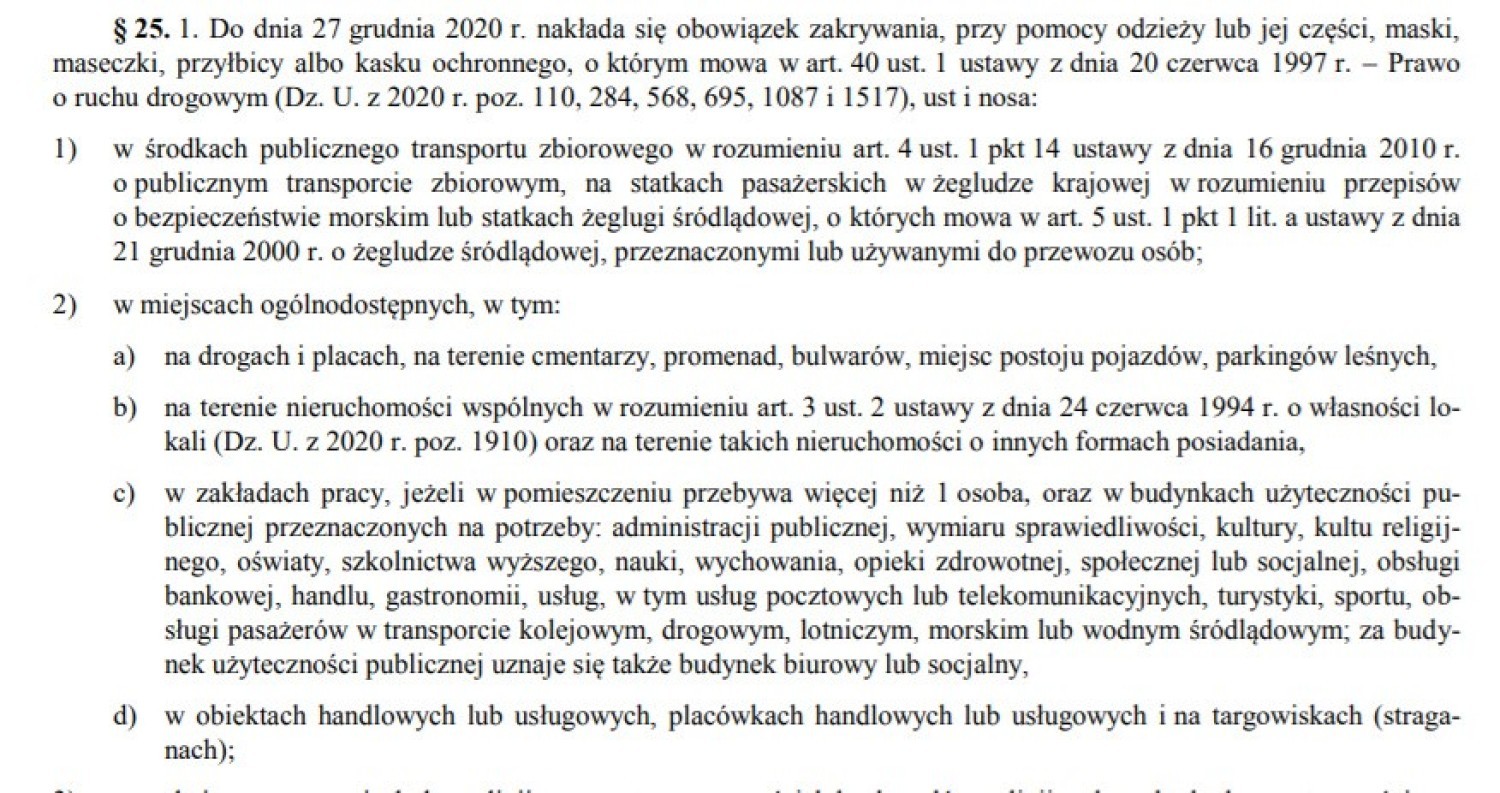 Od 28 listopada należy zasłaniać usta i nos w pracy, jeśli w pomieszczeniu przebywa więcej niż jedna osoba