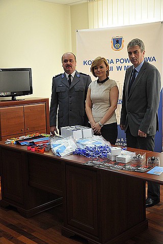 Policjanci z Mielca