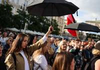 Na Rynku Głównym w Krakowie odbył się protest 
