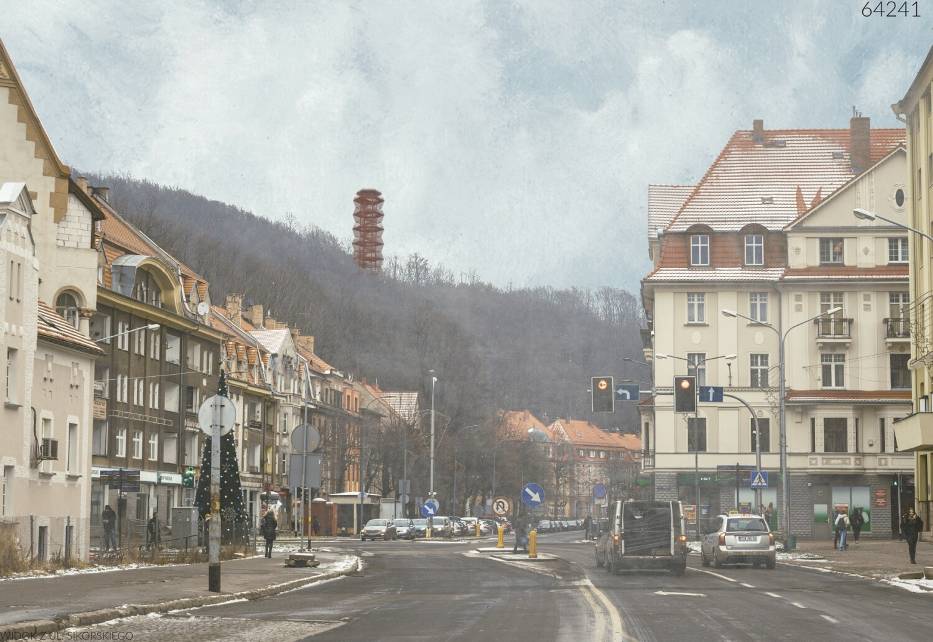 Wieża widokowa przy Harcówce w Wałbrzychu: Kiedy na nią wejdziemy? [WIZUALIZACJE]