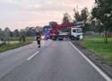 Dwa wypadki w jednej wsi. Zderzenie z ciężarówką na drodze krajowej w powiecie myślenickim 