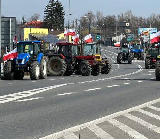 Rolnicy protestują w Częstochowie i Kłobucku. Poważne utrudnienia w całym regionie